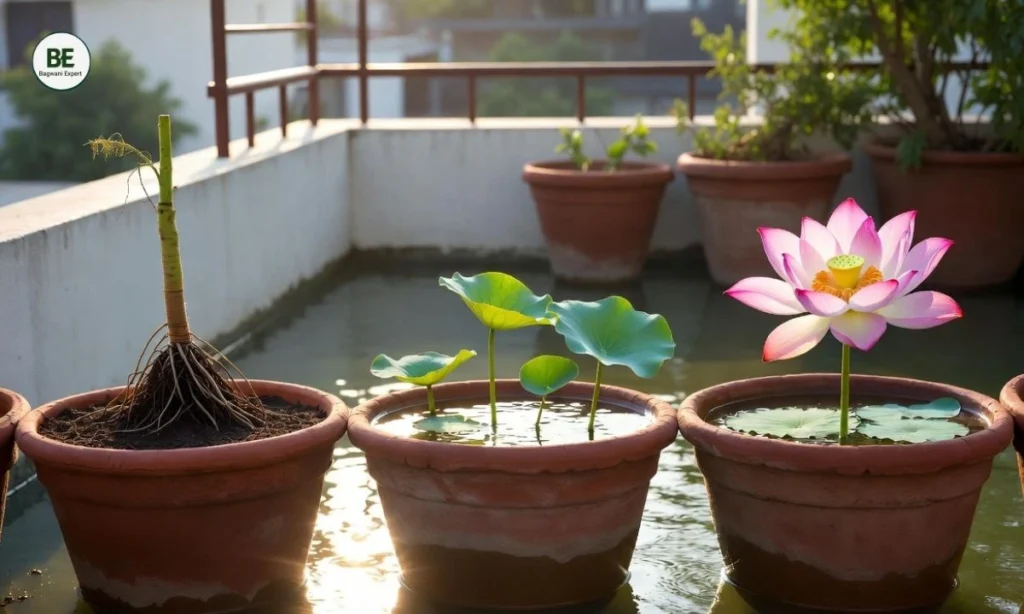 Lotus Plant Growing Tips in Hindi