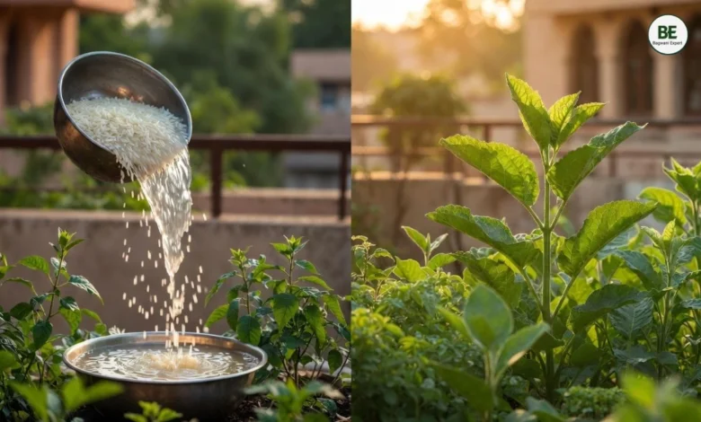 Rice Water Benefits for Plants