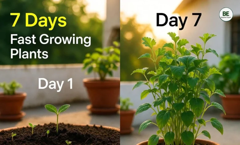 7 Days Fast Growing Plants